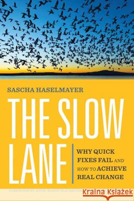 The Slow Lane: Why Quick Fixes Fail and How to Achieve Real Change Sascha Haselmayer Anne-Marie Slaughter 9781523004584 Berrett-Koehler Publishers - książka