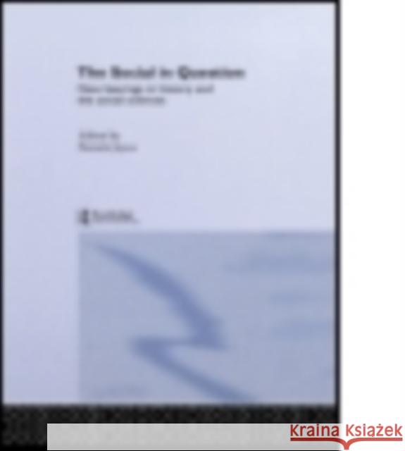 The Social in Question: New Bearings Patrick Joyce 9781138010079 Routledge - książka