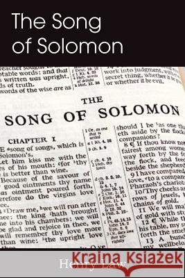The Song of Solomon Henry Law 9781612037899 Bottom of the Hill Publishing - książka
