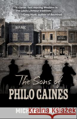 The Sons of Philo Gaines Michael R. Ritt 9781432871048 Thorndike Press Large Print - książka