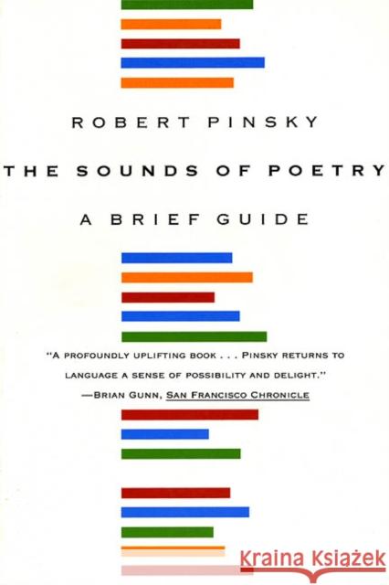 The Sounds of Poetry: a Brief Guide Robert Pinsky 9780374526177 Farrar, Straus & Giroux Inc - książka