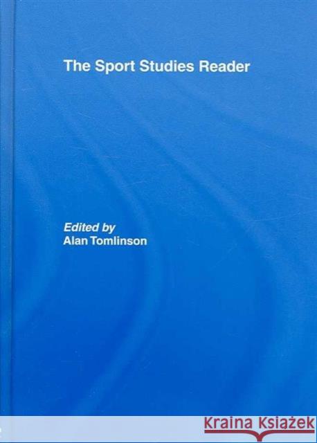 The Sport Studies Reader Tomlinson                                Alan Tomlinson 9780419260202 Routledge - książka