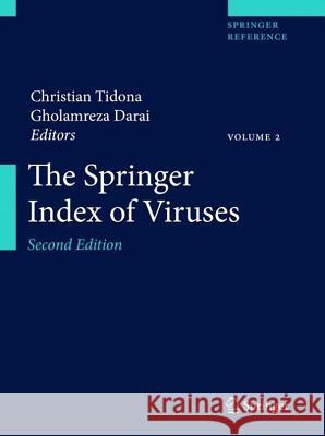 The Springer Index of Viruses  9780387959184 SPRINGER-VERLAG NEW YORK INC. - książka