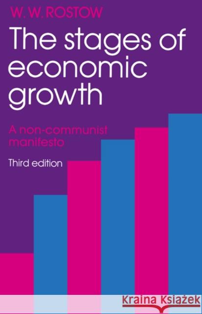 The Stages of Economic Growth: A Non-Communist Manifesto Rostow, W. W. 9780521400701 Cambridge University Press - książka