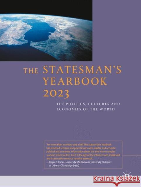 The Statesman's Yearbook 2023: The Politics, Cultures and Economies of the World  9781349960552 Palgrave Macmillan - książka