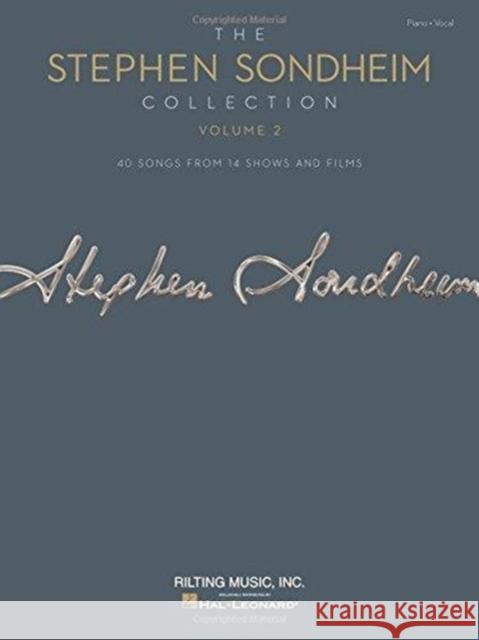 The Stephen Sondheim Collection - Volume 2: 40 Songs from 14 Shows and Films Stephen Sondheim 9781540000316 Hal Leonard Corporation - książka