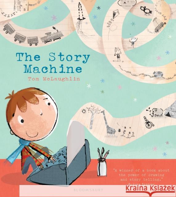 The Story Machine Tom McLaughlin 9781408839348 Bloomsbury U.S.A. Children's Books - książka