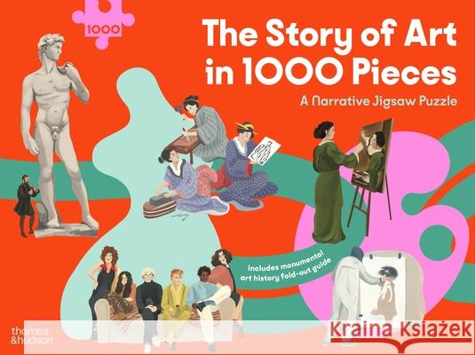 The Story of Art in 1,000 Pieces Susie Hodge 9780500421048 Thames & Hudson Ltd - książka