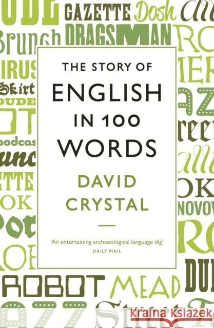 The Story of English in 100 Words David Crystal 9781846684289 Profile Books Ltd - książka