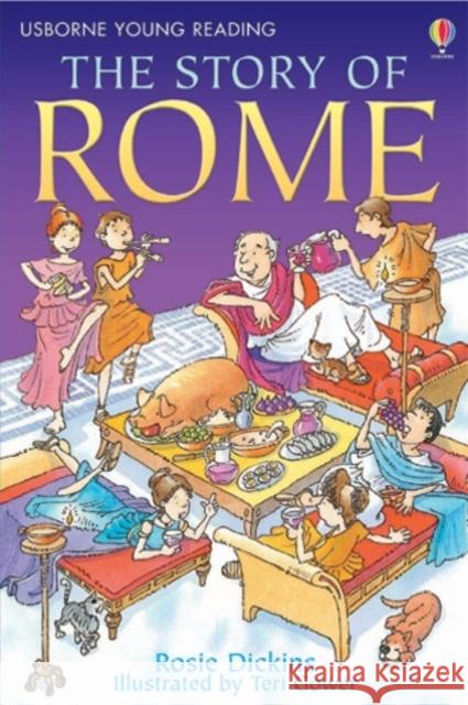 The Story of Rome Rosie Dickins 9780746080948 Usborne Publishing Ltd - książka