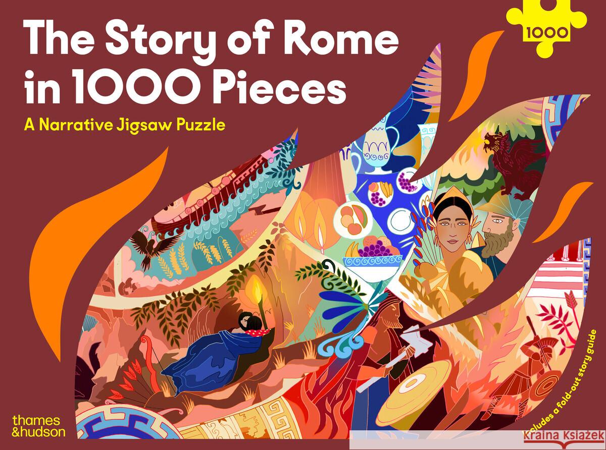 The Story of Rome in 1000 Pieces Daisy Dunn 9780500421215 Thames & Hudson Ltd - książka