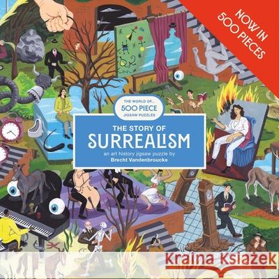 The Story of Surrealism 500 Piece Puzzle: An Art History Jigsaw Puzzle Brecht Va 9781399634625 Laurence King - książka