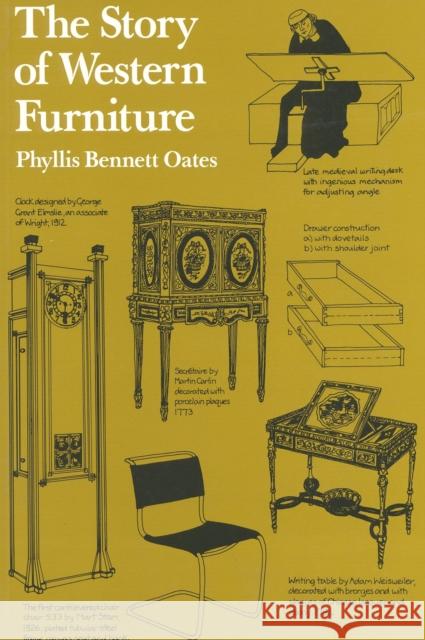 The Story of Western Furniture Phyllis Bennett Oates 9781561310678 New Amsterdam Books - książka