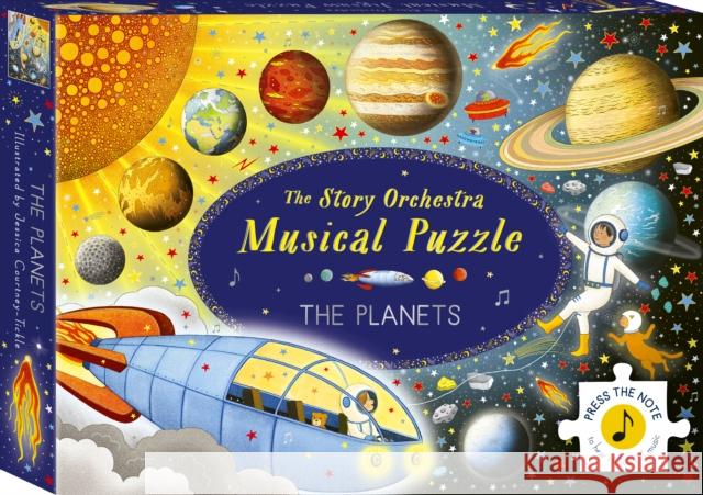 The Story Orchestra: The Planets: Musical Puzzle: Press the note to hear Holst's music Jessica Courtney-Tickle 9781836006275 Kaddo - książka