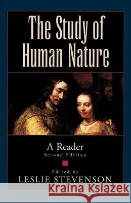 The Study of Human Nature: A Reader Stevenson, Leslie 9780195127157 Oxford University Press - książka