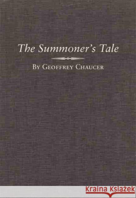 The Summoner's Tale John F. Plummer Geoffrey Chaucer 9780806127446 University of Oklahoma Press - książka
