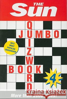 The Sun Jumbo Quizword Book 4 Harpercollins Publishers Limited Harpercollins Uk 9780007197705 HARPERCOLLINS PUBLISHERS - książka