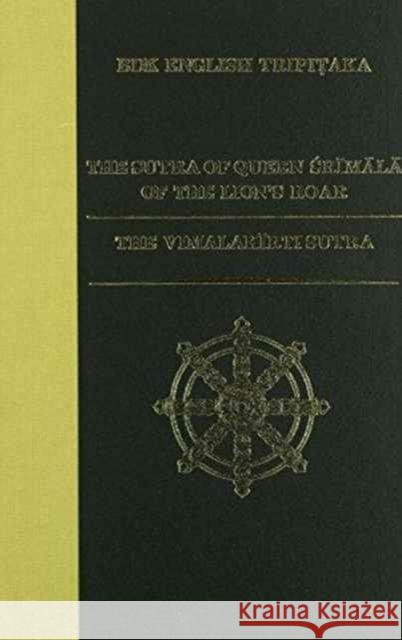 The Sutra of Queen Srimala of the Lion's Roar / The Vimalakirti Sutra McRae, John R. 9781886439313 University of Hawaii Press - książka