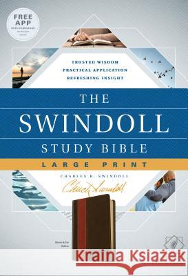 The Swindoll Study Bible NLT, Large Print Charles R. Swindoll 9781496433718 Tyndale House Publishers - książka
