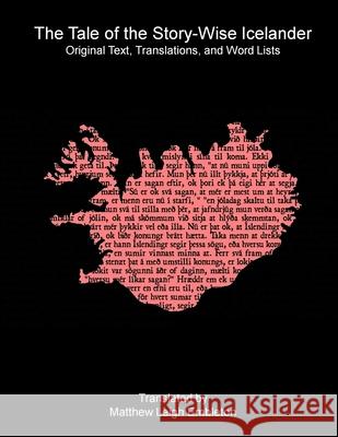 The Tale of the Story-Wise Icelander Anon (Tr M L Embleton) 9781918157611 Matthew Leigh Embleton - książka