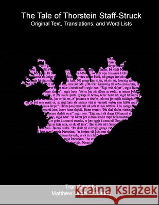 The Tale of Thorstein Staff-Struck Anon (Tr M L Embleton) 9781918157673 Matthew Leigh Embleton - książka