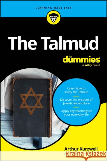 The Talmud For Dummies Arthur (Elat Chayyim) Kurzweil 9781394332120 For Dummies - książka