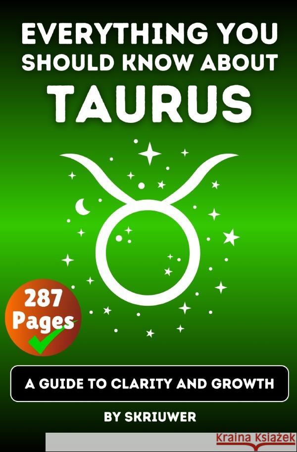 The Taurus Book: Everything You Should Know About Tauruses de Haan, Auke 9783819710131 epubli - książka