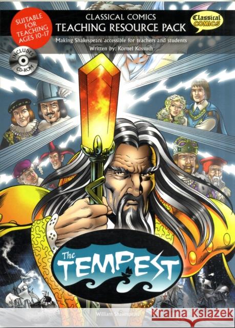 The Tempest Teaching Resource Pack Kornel Kossuth 9781906332402 CLASSICAL COMICS LTD - książka