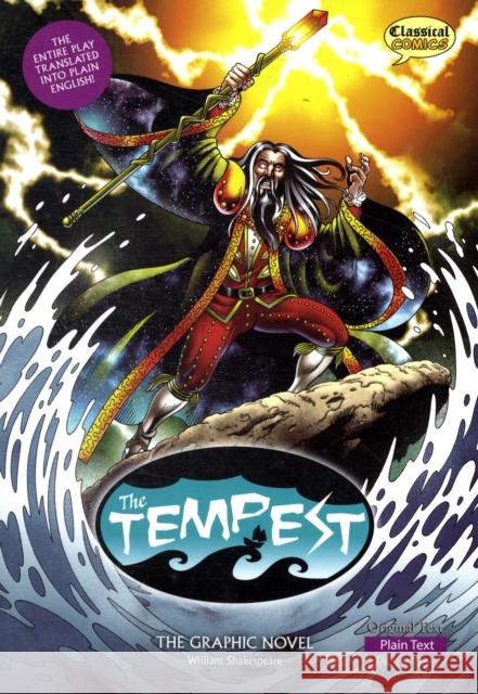 The Tempest The Graphic Novel: Plain Text William Shakespeare 9781906332303 Classical Comics - książka