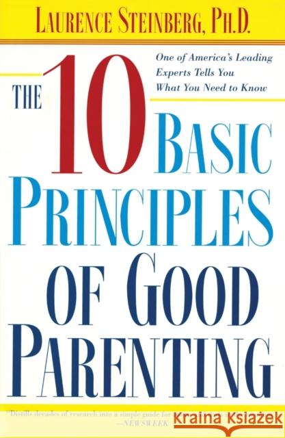 The Ten Basic Principles of Good Parenting Laurence Steinberg 9780743251167 Simon & Schuster - książka