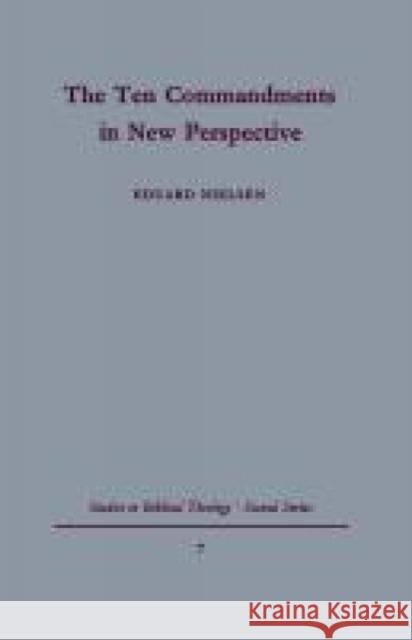 The Ten Commandments in New Perspective Eduard Nielsen 9780334016120 Scm-Canterbury Press - książka