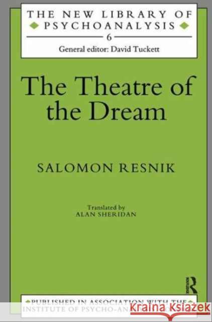 The Theatre of the Dream Salomon Resnik 9781138161719 Routledge - książka