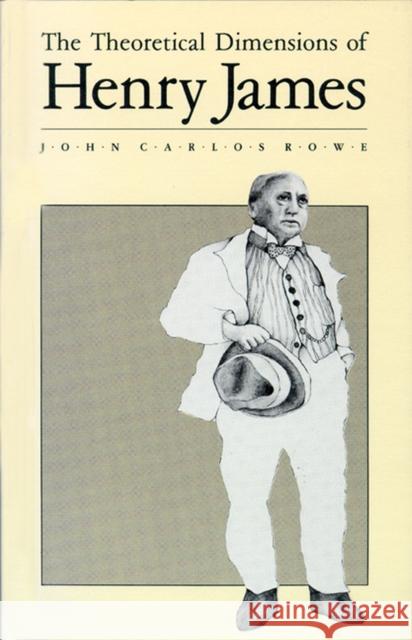 The Theoretical Dimensions of Henry James John Carlos Rowe 9780299099749 University of Wisconsin Press - książka