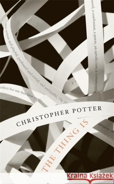 The Thing Is Christopher Potter 9781472134349 Little, Brown Book Group - książka