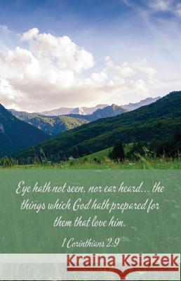 The Things Bulletin (Pkg 100) Funeral  9781430084419 Broadman Church Supplies - książka