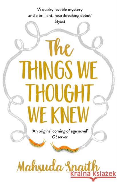 The Things We Thought We Knew Snaith, Mahsuda 9781784162573 Black Swan - książka