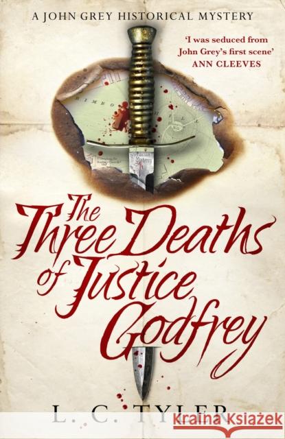 The Three Deaths of Justice Godfrey L C Tyler 9781408718735 Little, Brown Book Group - książka