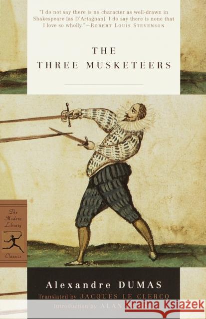 The Three Musketeers Alexandre Dumas Alan Furst Jacques L 9780375756740 Modern Library - książka
