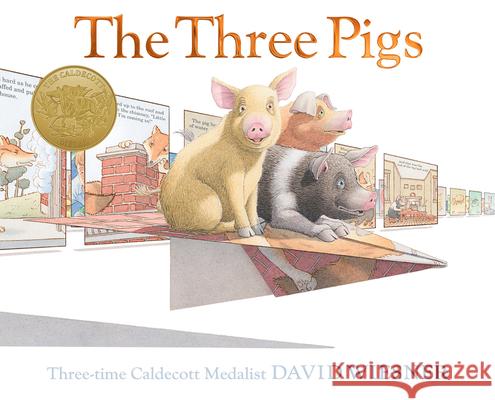 The Three Pigs David Wiesner 9780618007011 Clarion Books - książka