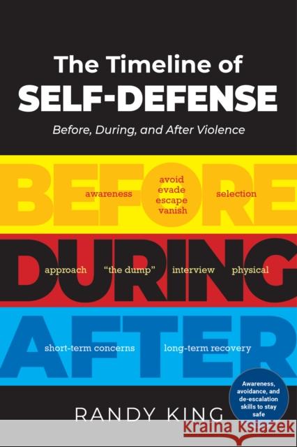 The Timeline of Self-Defense: Before, During, and After Violence Randy King 9781594390128 YMAA Publication Center - książka