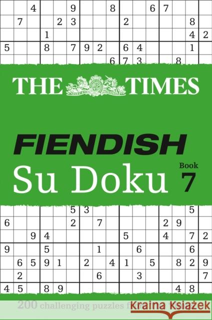 The Times Fiendish Su Doku Book 7: 200 Challenging Puzzles from the Times The Times Mind Games 9780007516933 HarperCollins Publishers - książka