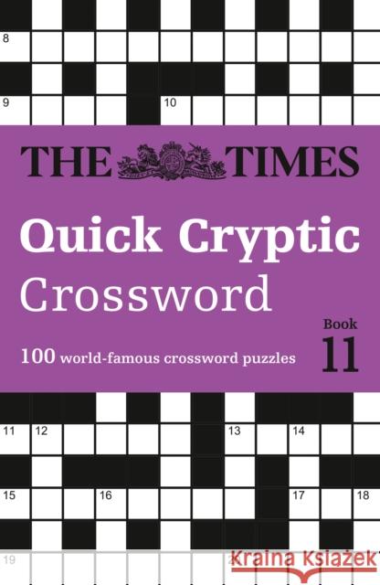The Times Quick Cryptic Crossword Book 11 Jason Crampton 9780008748838 HarperCollins Publishers - książka
