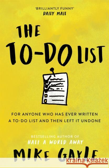 The To-Do List Mike Gayle 9780340936757 Hodder & Stoughton - książka