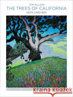 The Trees of California Note Card Box  9781597145923 Heyday Books - książka