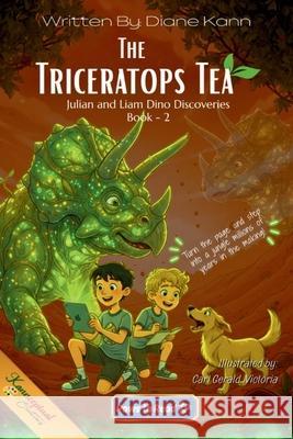 The Triceratops Tea Diane Kann Carl Gerald Victoria 9781969569647 Bolt and Charlie Books - książka