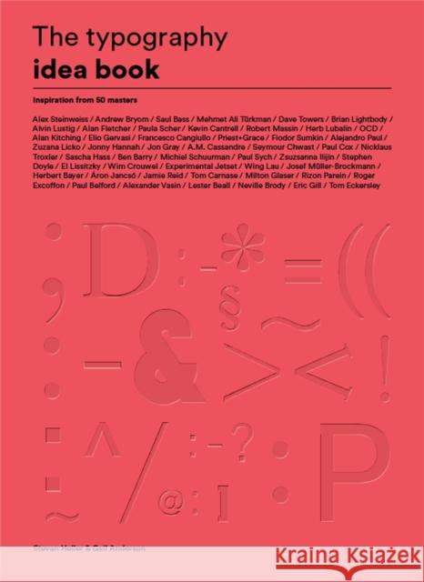 The Typography Idea Book: Inspiration from 50 Masters Gail Anderson 9781780678498 Laurence King Publishing - książka