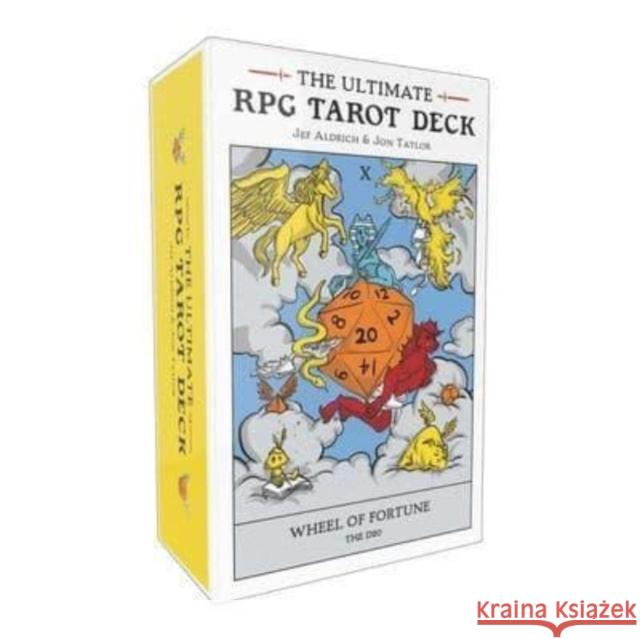 The Ultimate RPG Tarot Deck Jon Taylor Jef Aldrich 9781507220146 Adams Media Corporation - książka