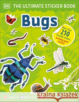 The Ultimate Sticker Book Bugs DK 9780744033939 DK Publishing (Dorling Kindersley) - książka