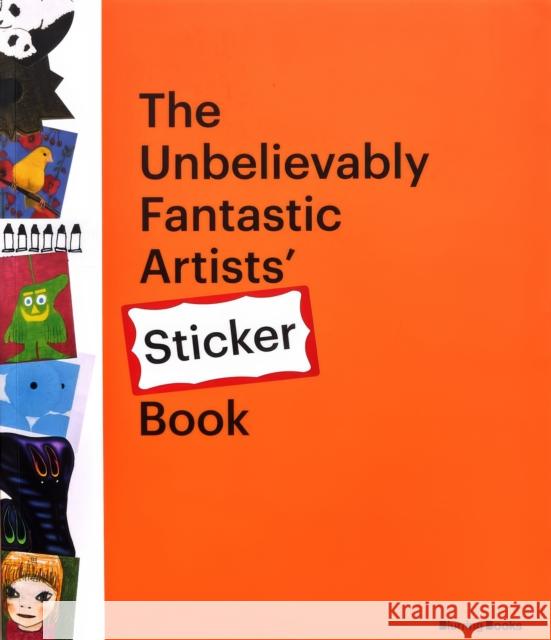 The Unbelievably Fantastic Artists' Stickers Book DB Burkeman 9798986197517 Blurring Books - książka