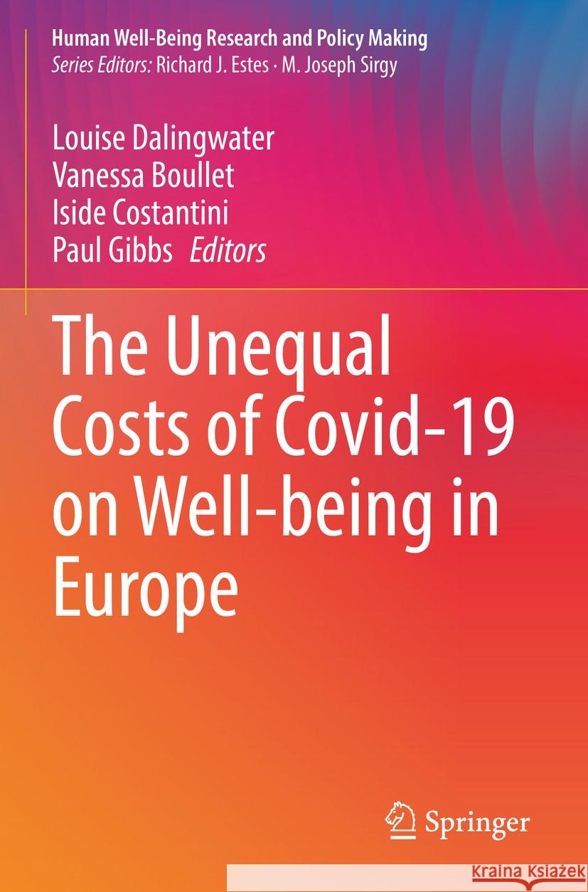 The Unequal Costs of Covid-19 on Well-being in Europe  9783031144271 Springer International Publishing - książka